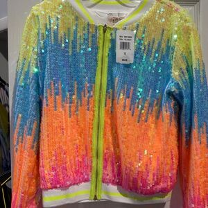 Hanna Banana Sequin Girls Jacket brand new with tags